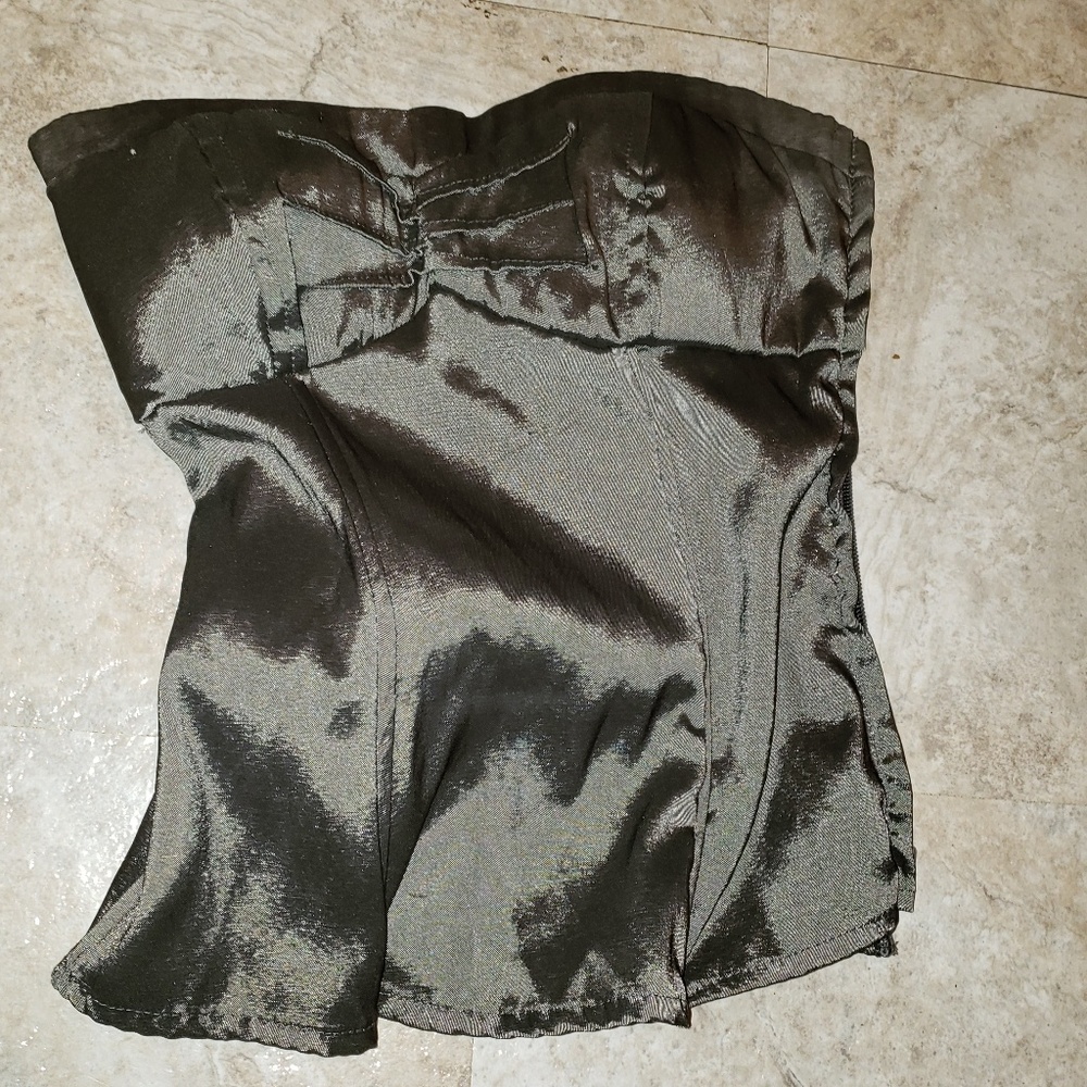 Silver Corsette top